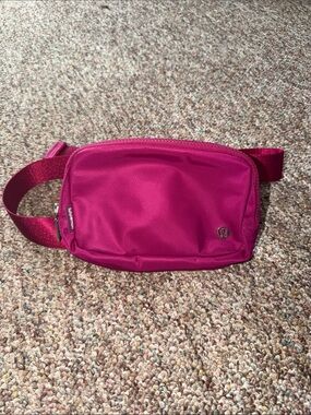 lululemon athletica Hot Pink Crossbody Belt Bag